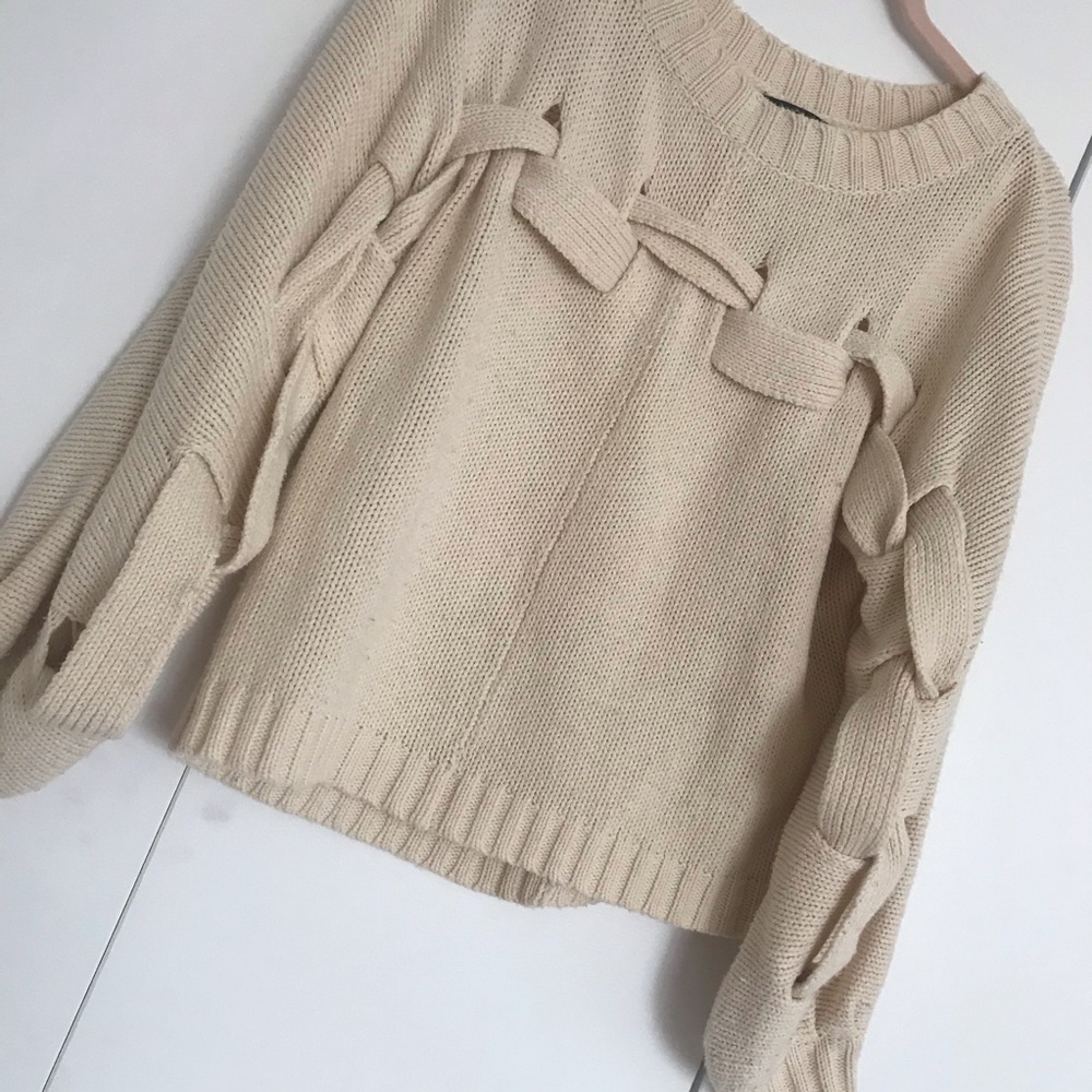 thick knit sweater
